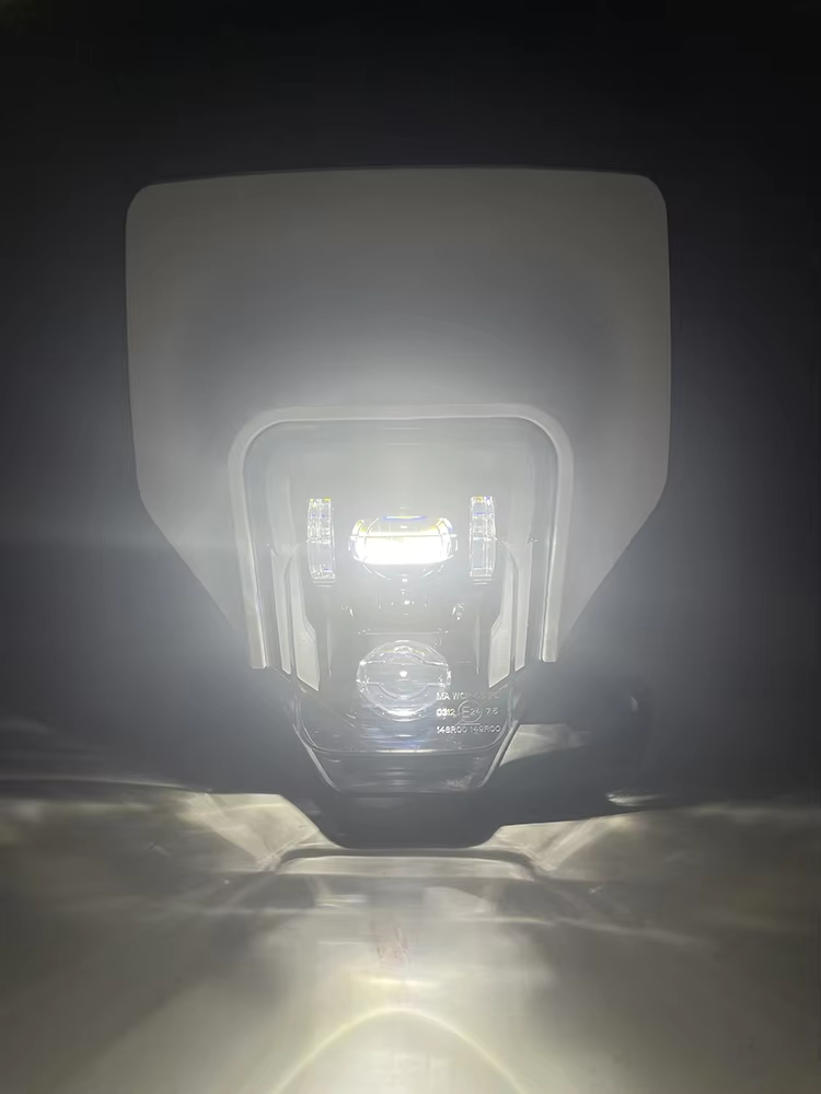 Headlight FE 350 TE 250 TC FC 450 701 MX Enduro Headlights Led 2014 to 2023 12V 78W Cafe Racer Dirt Bike Drop Ship