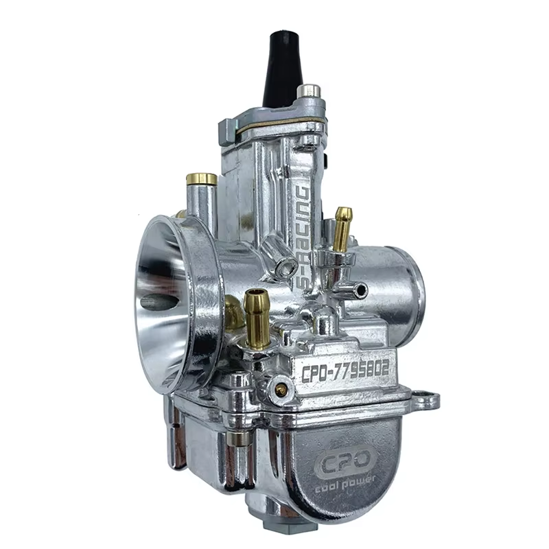 2T 4T Universal PWK Carburetor Carburador Racing Parts Motorcycle Silver 28 30 32 34mm Aluminum Sliver Smart Carburetor 90 Days