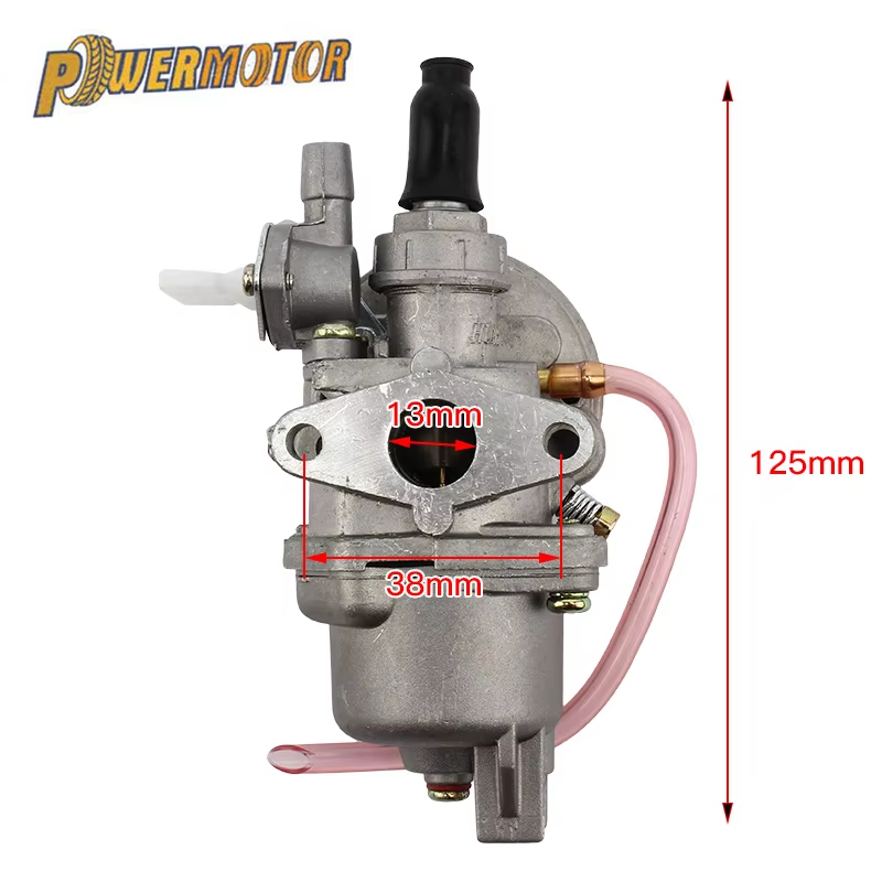 Pocket Bike 47cc 49cc Carb Carburetor 2 Stroke CE Sliver Zinc Small Engine Carburetor Mini Dirt Bike  Carburetor 50cc