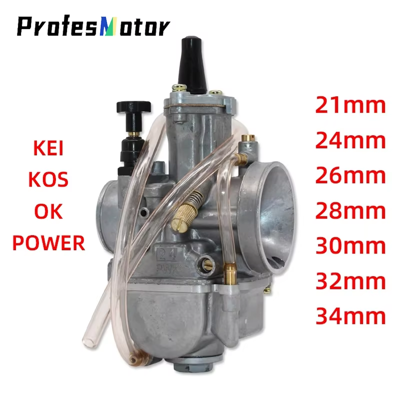 Koso OKO Motorcycle Universal Carburetor PWK 21 24 26 28 30 32 34mm 2T 4T Carburador With Power Jet for Racing Moto ATV Go Karts