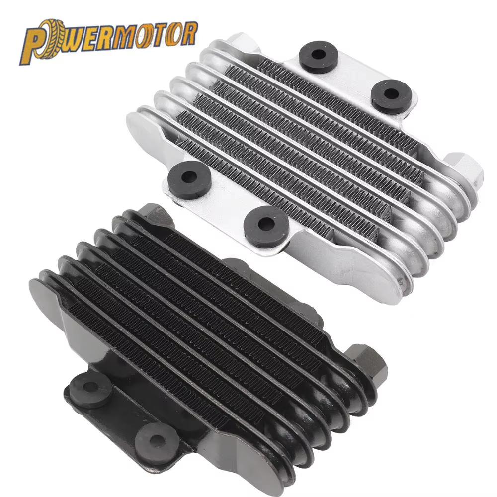 Universal Motorcycle Oil Cooler Engine Radiator Oil Cooler 85ML Radiator for 125CC - 250CC Motocross Pit Bike Dirt Bike ATV