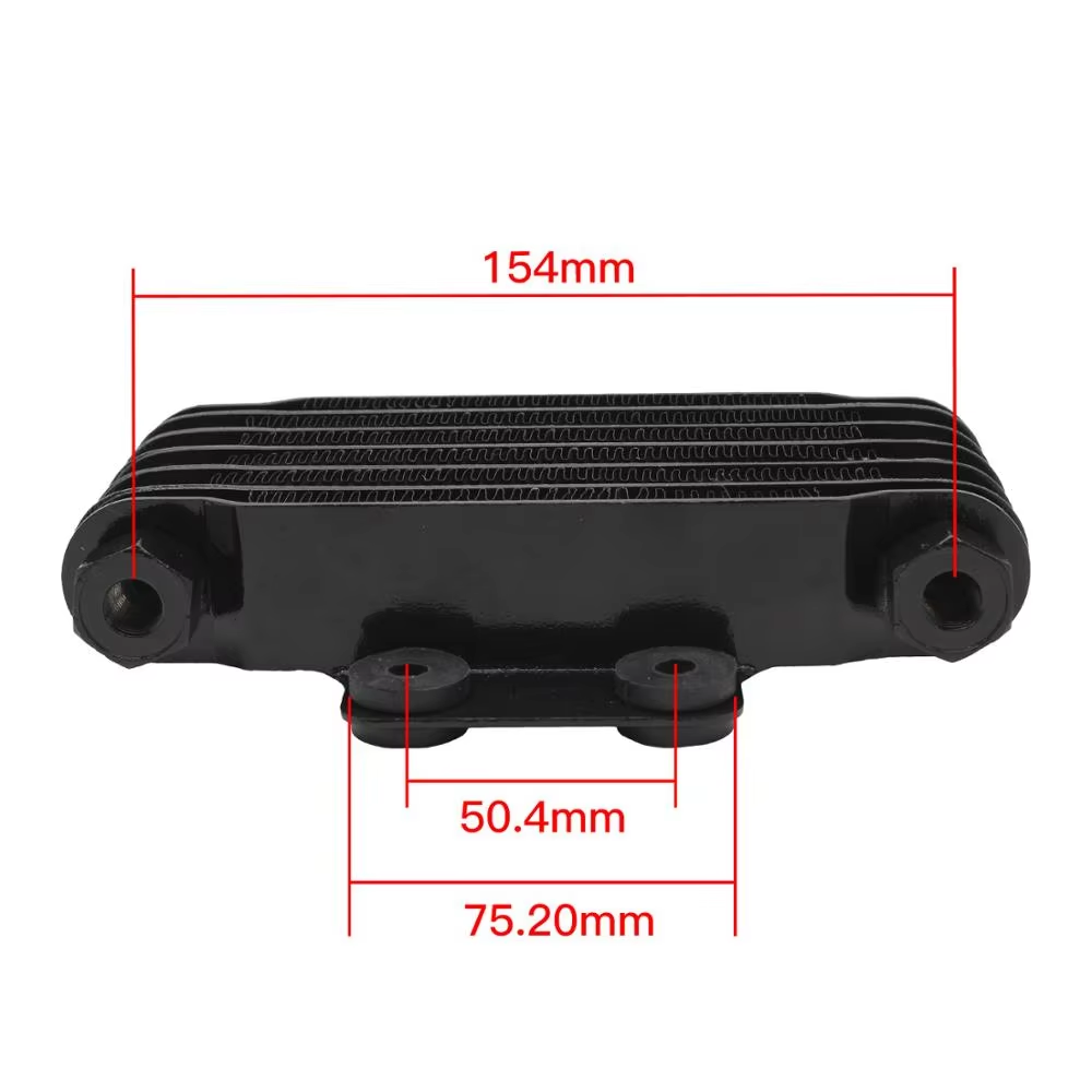 Universal Motorcycle Oil Cooler Engine Radiator Oil Cooler 85ML Radiator for 125CC - 250CC Motocross Pit Bike Dirt Bike ATV