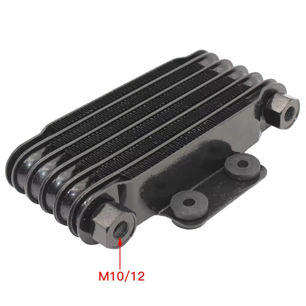 Universal Motorcycle Oil Cooler Engine Radiator Oil Cooler 85ML Radiator for 125CC - 250CC Motocross Pit Bike Dirt Bike ATV
