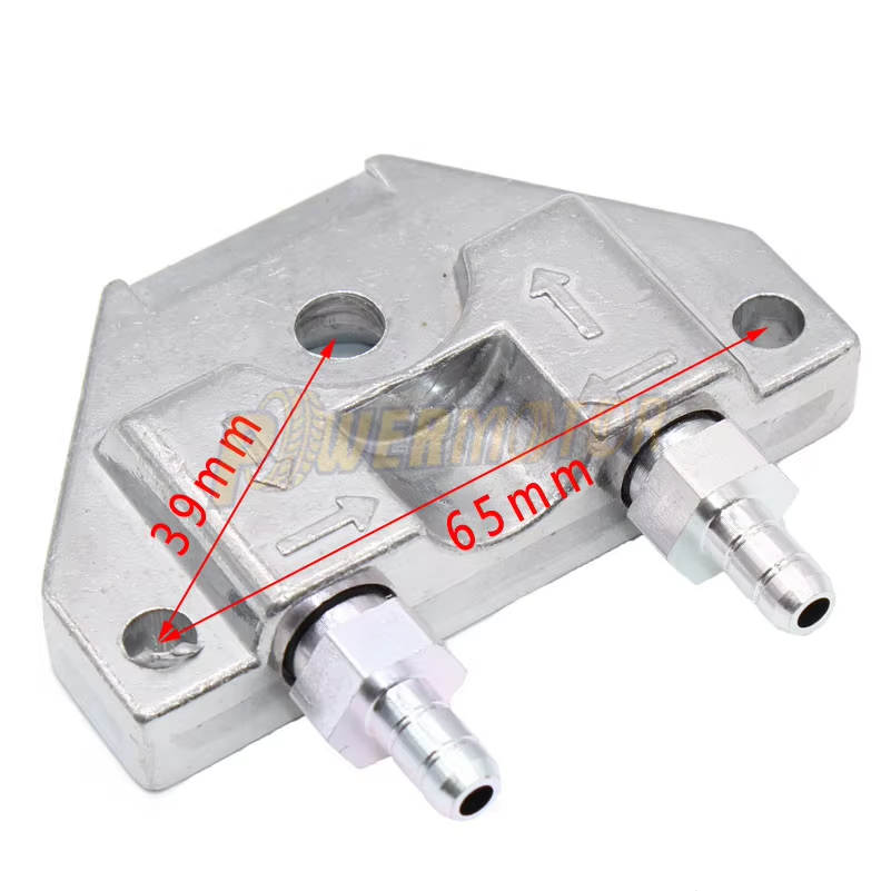 Aluminum Engine Motorcycle Oil Radiator Motorcycle Oil Cooling  Radiator Set for 50~150cc ATV Oil Cooling System