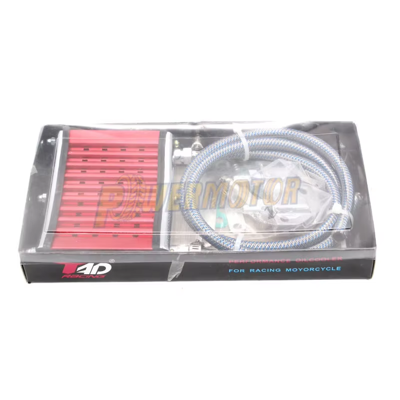 Aluminum Engine Motorcycle Oil Radiator Motorcycle Oil Cooling  Radiator Set for 50~150cc ATV Oil Cooling System