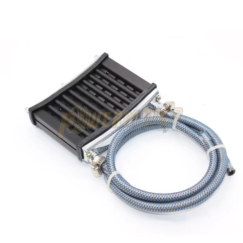 Aluminum Engine Motorcycle Oil Radiator Motorcycle Oil Cooling  Radiator Set for 50~150cc ATV Oil Cooling System