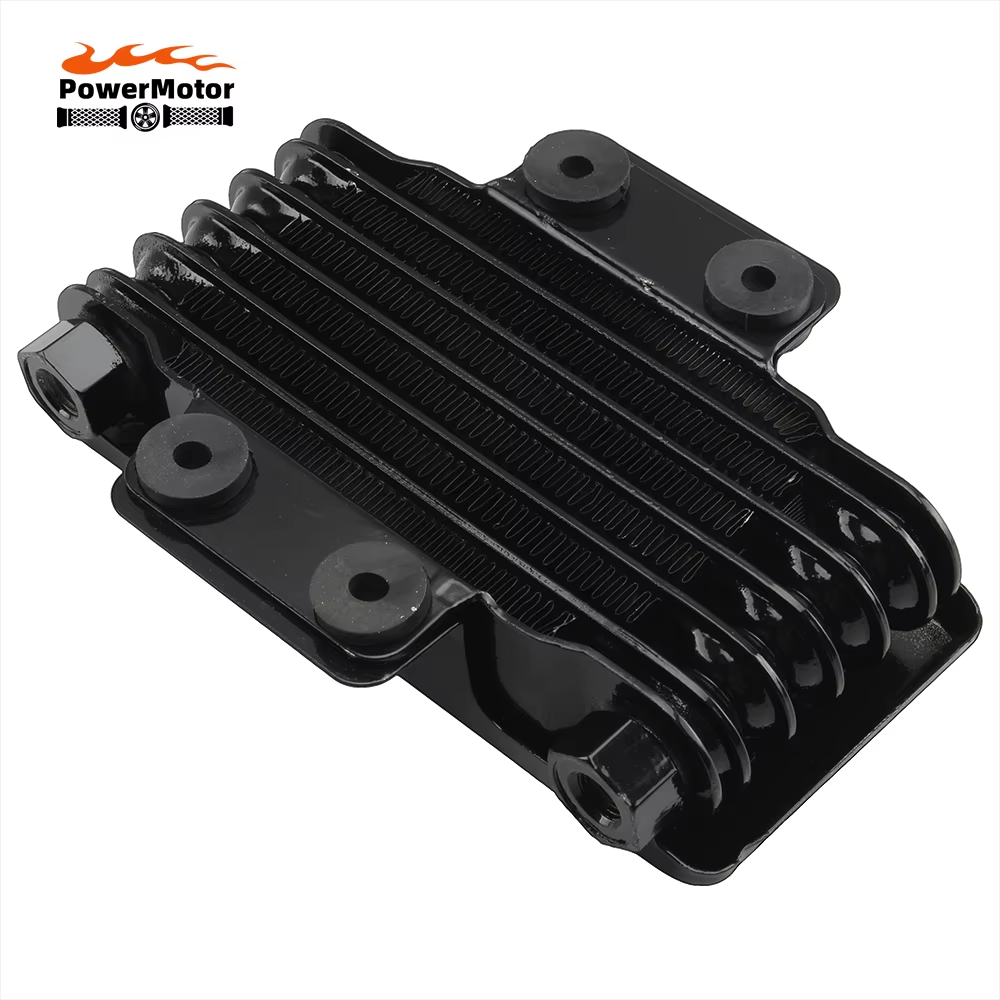 Kawasaki  Yamaha Enduro Motorcycle Accessories Oil Cooler Universal Pit Bike Radiator 6 Row Radiator Motorcycle 180 Cc