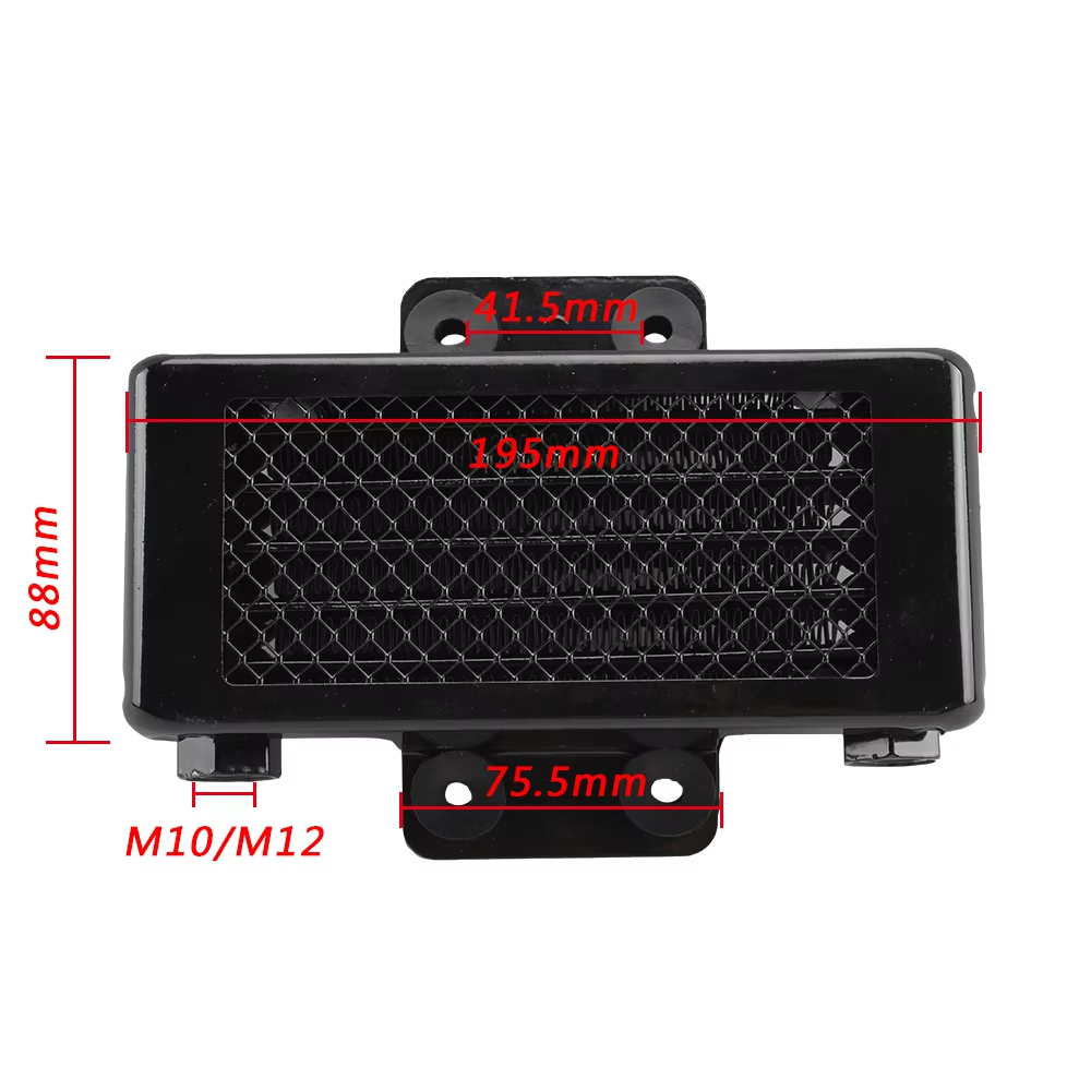 Kawasaki  Yamaha Enduro Motorcycle Accessories Oil Cooler Universal Pit Bike Radiator 6 Row Radiator Motorcycle 180 Cc
