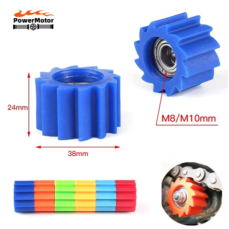 Motorbike Chain Roller M10 M8 Tensioner Pulley Wheel Guide for Yamaha Kawasaki Honda Suzuki Yzf Rmz Klx Crf Dirt Bike