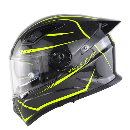 PowerMotor X8 Carbon Fiber Motorcycle Helmet Men's and Women's Full Helmet Full Covered Personalized Motorcycle Helmet Full-face