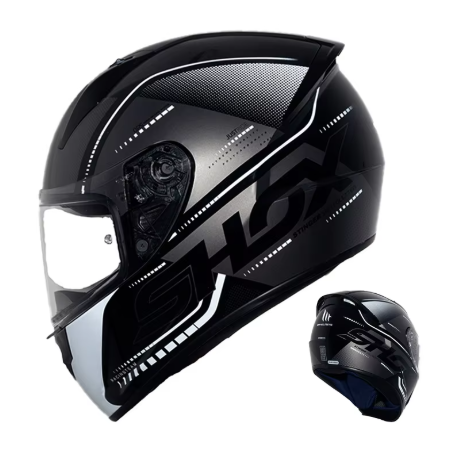 PowerMotor MT Spain Custom Motorcycle Helmet Men and Women Sunscreen Anti-fog Full Face Helmet Stinger Racing Knight Locomotive