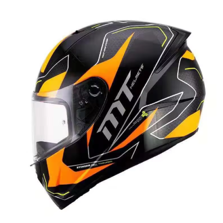 PowerMotor MT Spain Custom Motorcycle Helmet Men and Women Sunscreen Anti-fog Full Face Helmet Stinger Racing Knight Locomotive