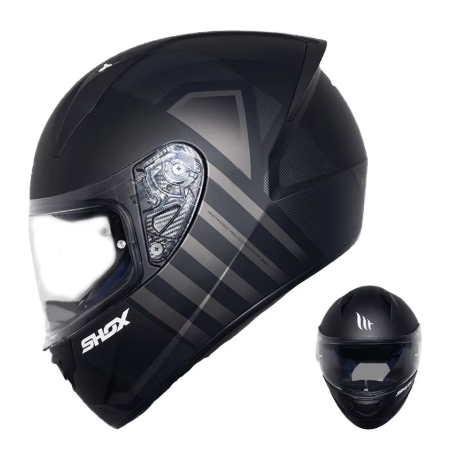 PowerMotor MT Spain Custom Motorcycle Helmet Men and Women Sunscreen Anti-fog Full Face Helmet Stinger Racing Knight Locomotive