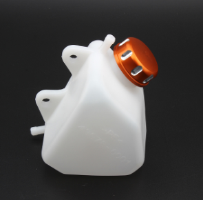 Motorcycle Plastic Water Coolant Reservoir Tank CNC Coolant Reservoir Tank Radiator Overflow for Kawasaki KLX 250 KLX250