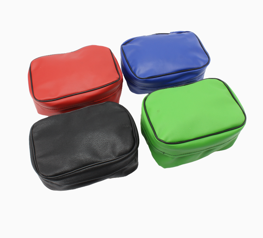 Off Road Motorcycle Rear Tool Bag Tail Kit Storage PU Leather Waterproof Durable for Honda CRF150/250 CRF450 XR250R XR350R XR600