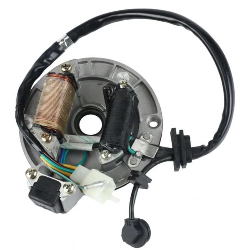 Motorcycle AC Ignition Magneto Stator Magneto Flywheel Kit for Lifan LF 50cc 110cc 125cc Horizontal Engines Dirt Pit Bikes
