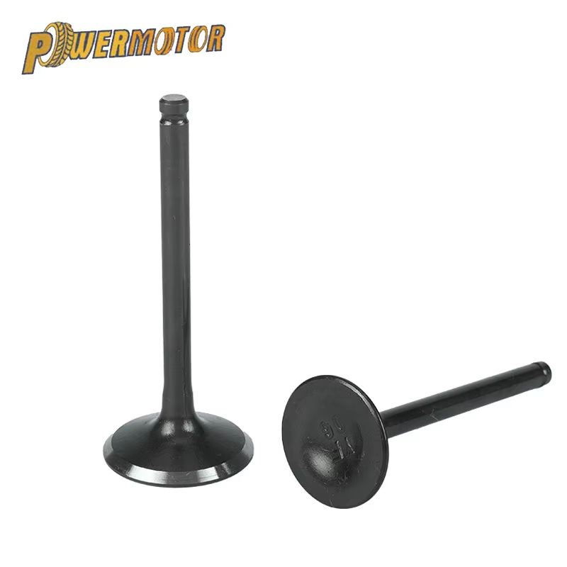 Motorcycle Intake Exhaust Valves 1 Pair Bore 52.4mm for Lifan 125cc Horizontal Engines Dirt Pit Bike Monkey Bike Atv Quad Kart
