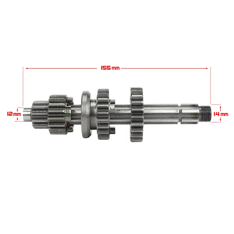 Engine Transmission Gear Box Main Shaft Kit LF150cc for Lifan 150 150cc 1P56FMJ Horizontal Kick Starter Engines Dirt Pit Bikes