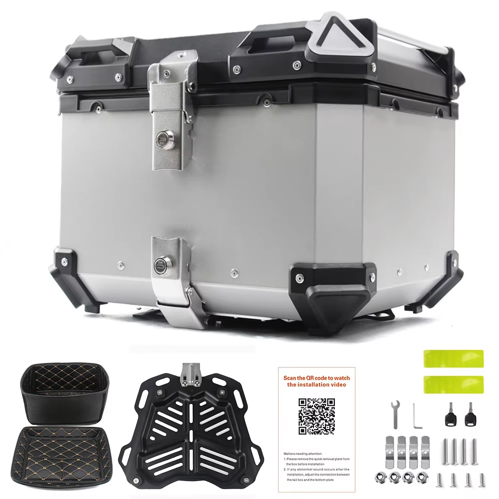 Aluminum Alloy Trunk 28L/36L/45L/55L/65L/80L Motorcycle Trun
