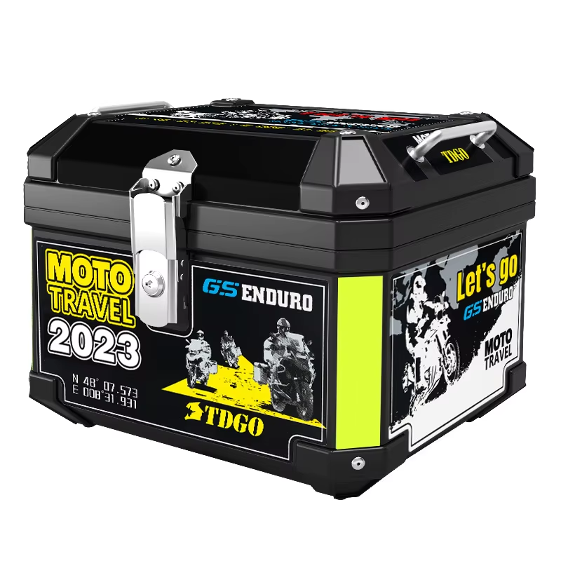 Motorcycle Trunk Large Capacity Trunk Scooter Electric Suitcase Large General Non-aluminum Alloy Trunk