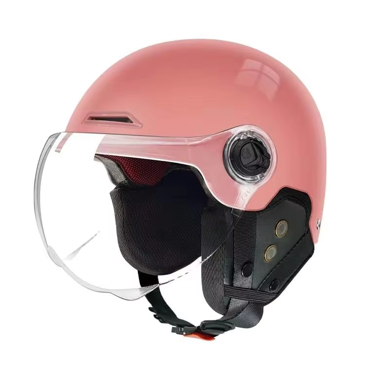 Motorcycle Helmet Suitable for Men and Women, Summer Riding Helmet Half Helmet