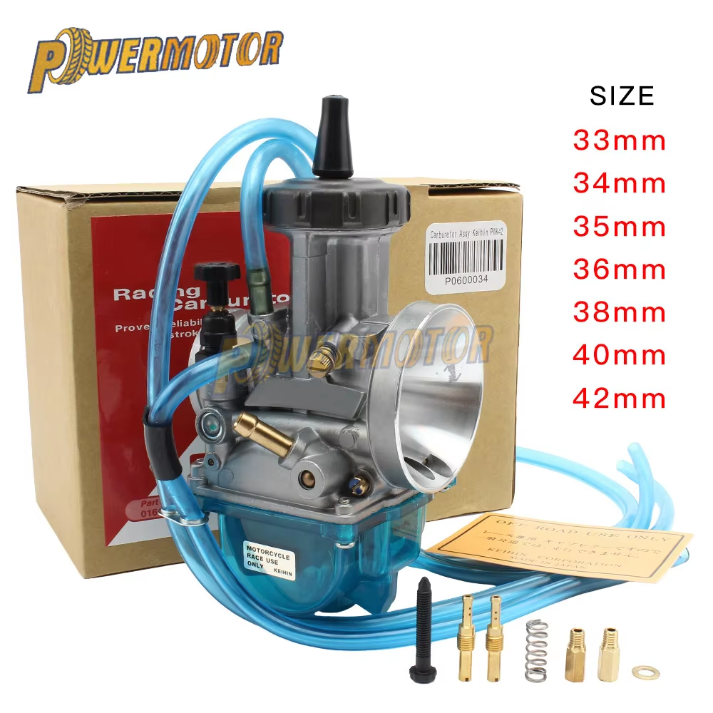 Motorcycle For PWK Carburetor Racing Parts 2T 4T Engine Dirt Bike Scooter ATV Quad UTV Power Carburetor 33 34 35 36 38 40 42mmCE