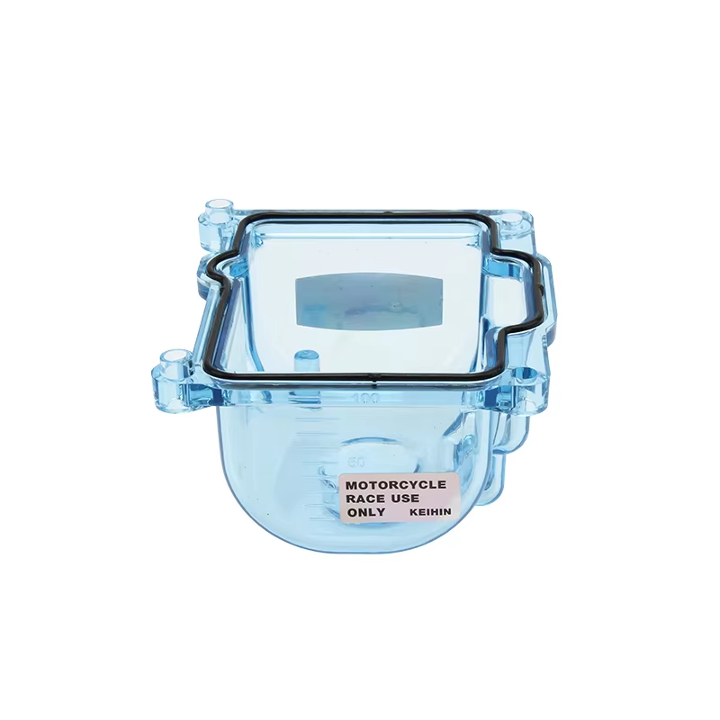 PowerMotorPWK Motorcycle Transparent Carburetor Clear Bottom Float Bowl Oil Cup Fit for 36-42mm Big Bore Carb