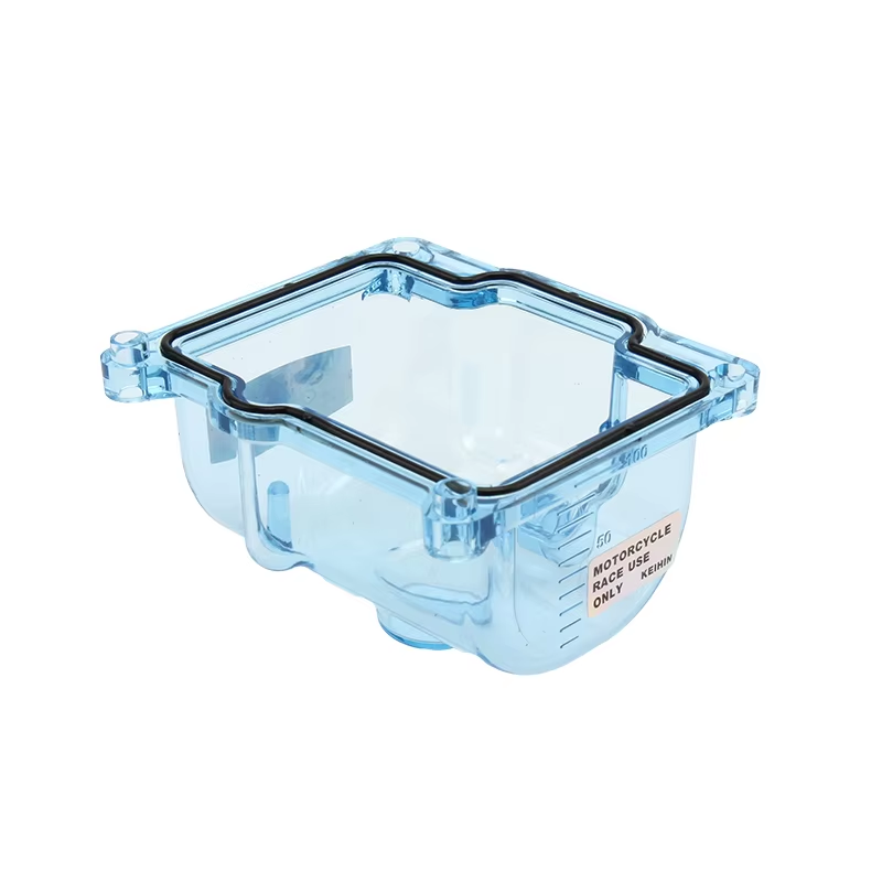 PowerMotorPWK Motorcycle Transparent Carburetor Clear Bottom Float Bowl Oil Cup Fit for 36-42mm Big Bore Carb
