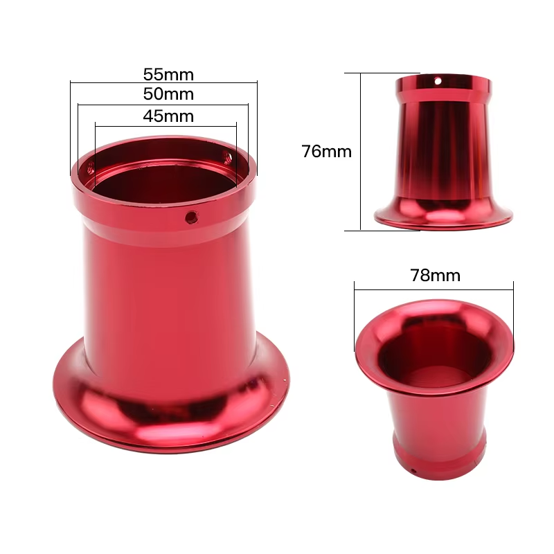 Motorcycle 50mm Carburetor Part Air Filter Cup Wind Horn for PWK KOSO OKO Pocket Bike Aluminum Carburetors Repair Kit Motocross