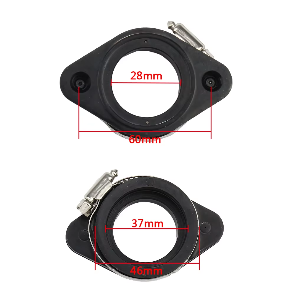 Motorcycle Carburetor Adapter Inlet Intake Pipe Rubber Mat for PWK 28/30mm 110 125 140 150 160cc Engine Accessories Dirt Bike