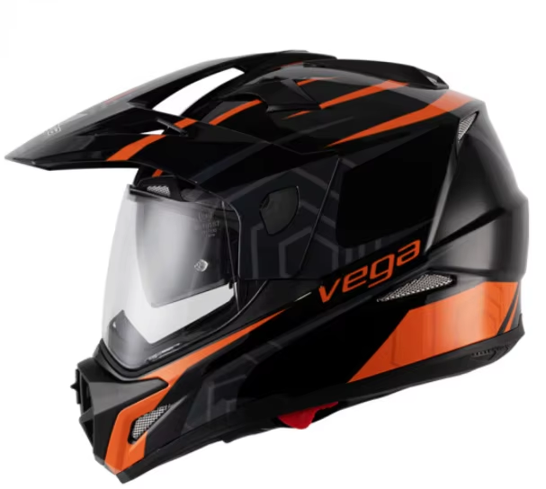 Motorcycle Dual Lens Road Off-road Pull Full Helmet Motorcycle Long-distance Motorcycle Ride for Men and Women in All Seasons