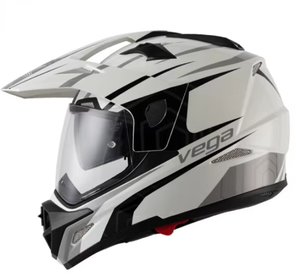 Motorcycle Dual Lens Road Off-road Pull Full Helmet Motorcycle Long-distance Motorcycle Ride for Men and Women in All Seasons