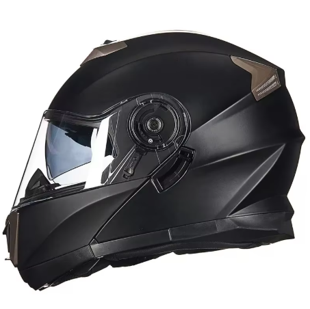 Motorcycle Helmet Helmet Helmet Riding in Winter, Full Face, Warm Personality and Anti-fog Helmet