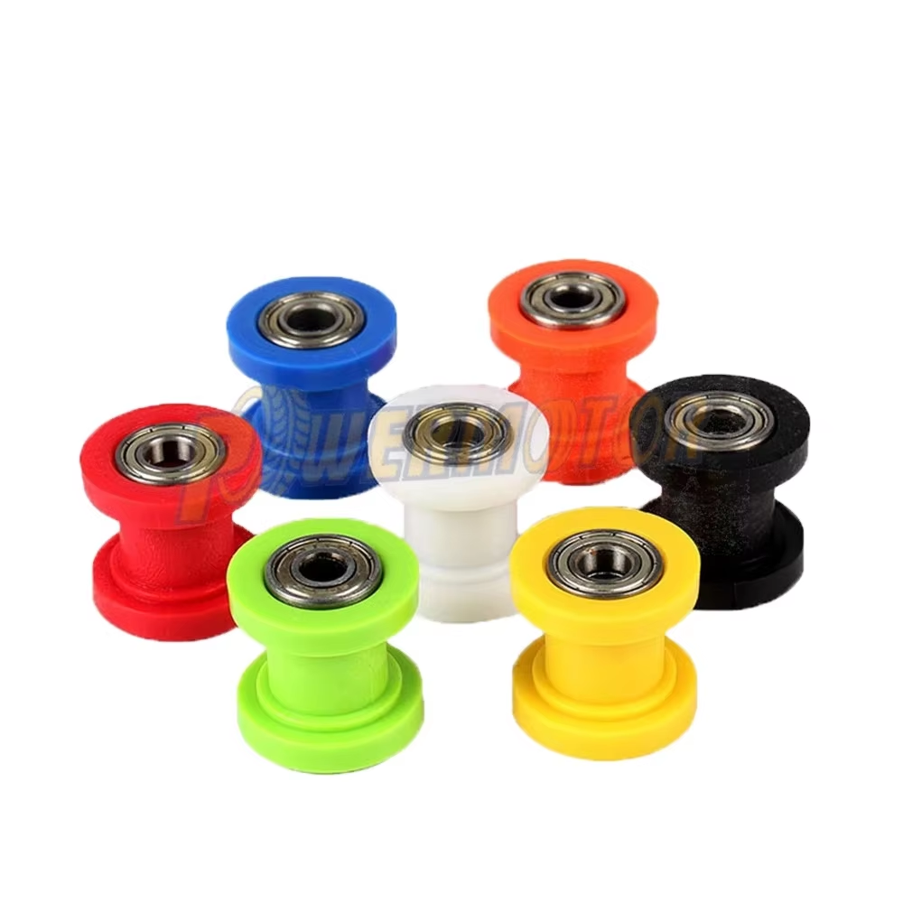 PowerMotor 8/10mm Wheel Tensioner Guide Drive Chain Roller Pulley 8/10 mm Off-road Motorcycle Pulley for ATV CRF CR XR