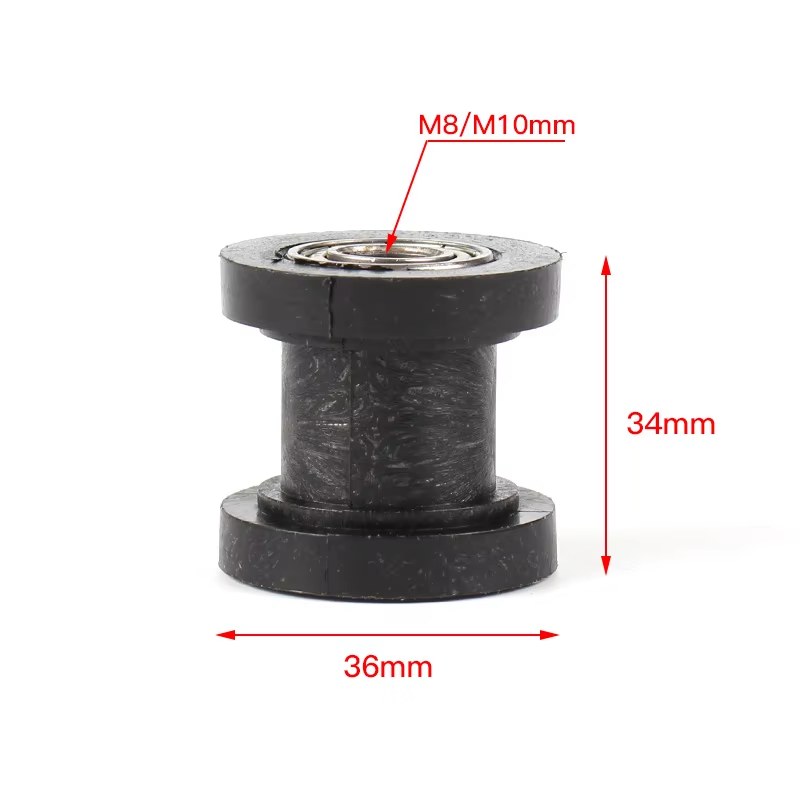 PowerMotor 8/10mm Wheel Tensioner Guide Drive Chain Roller Pulley 8/10 mm Off-road Motorcycle Pulley for ATV CRF CR XR