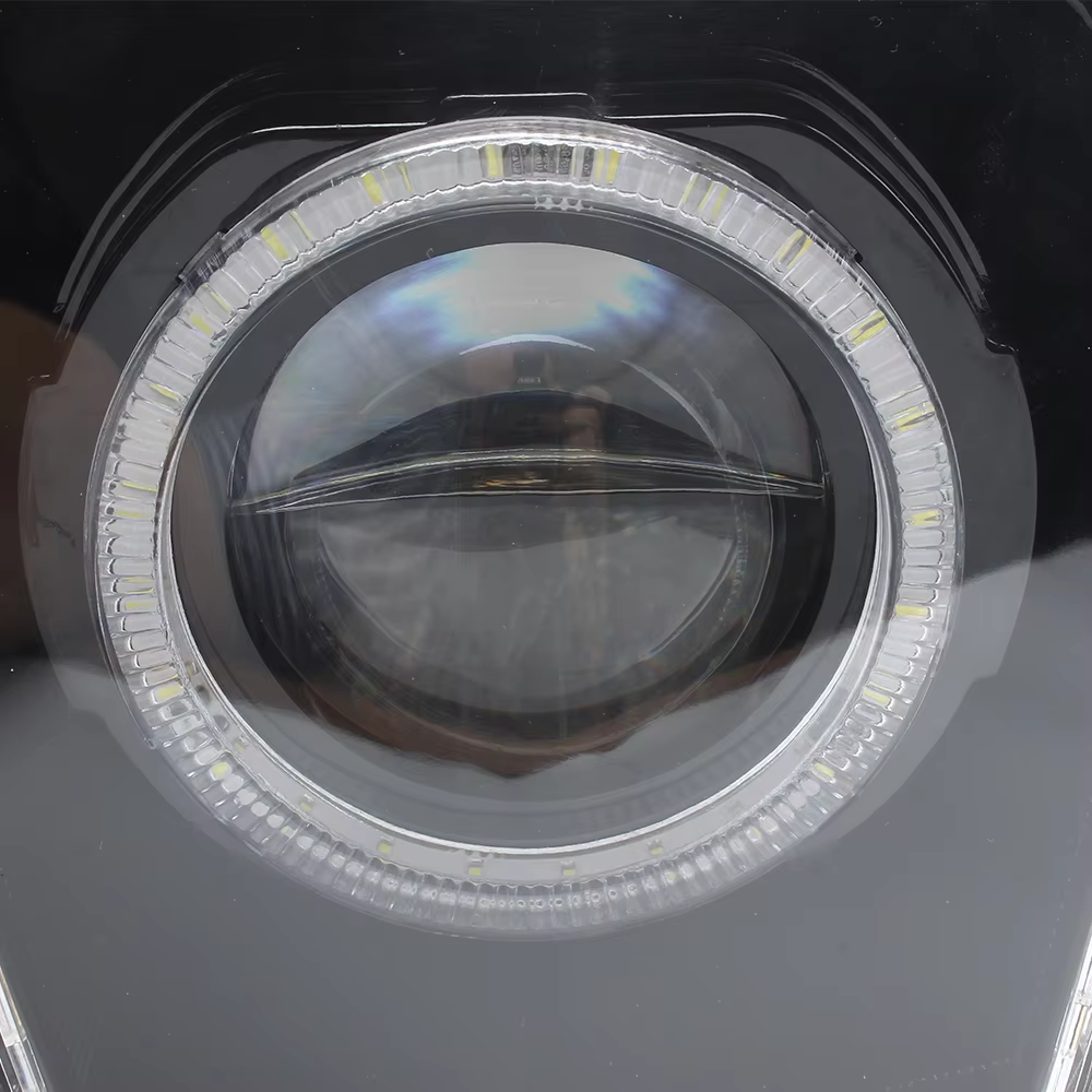 Motorcycle Headlight LED Plate Enduro Fairing for KTM EXC 250 300 Round Wick Headlamp Dirt Bike Motocross Supermoto Accessories