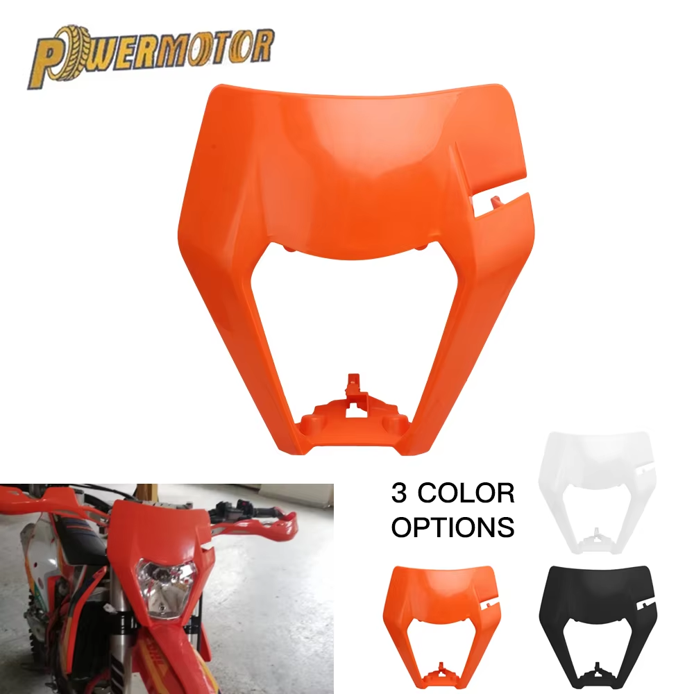 For KTM Headlight Plate EXC 300 Accessories Enduro Motorcycle Mask SX XC SXF XCF 125-500 Universal Dirt Bike Motocross Headlamp