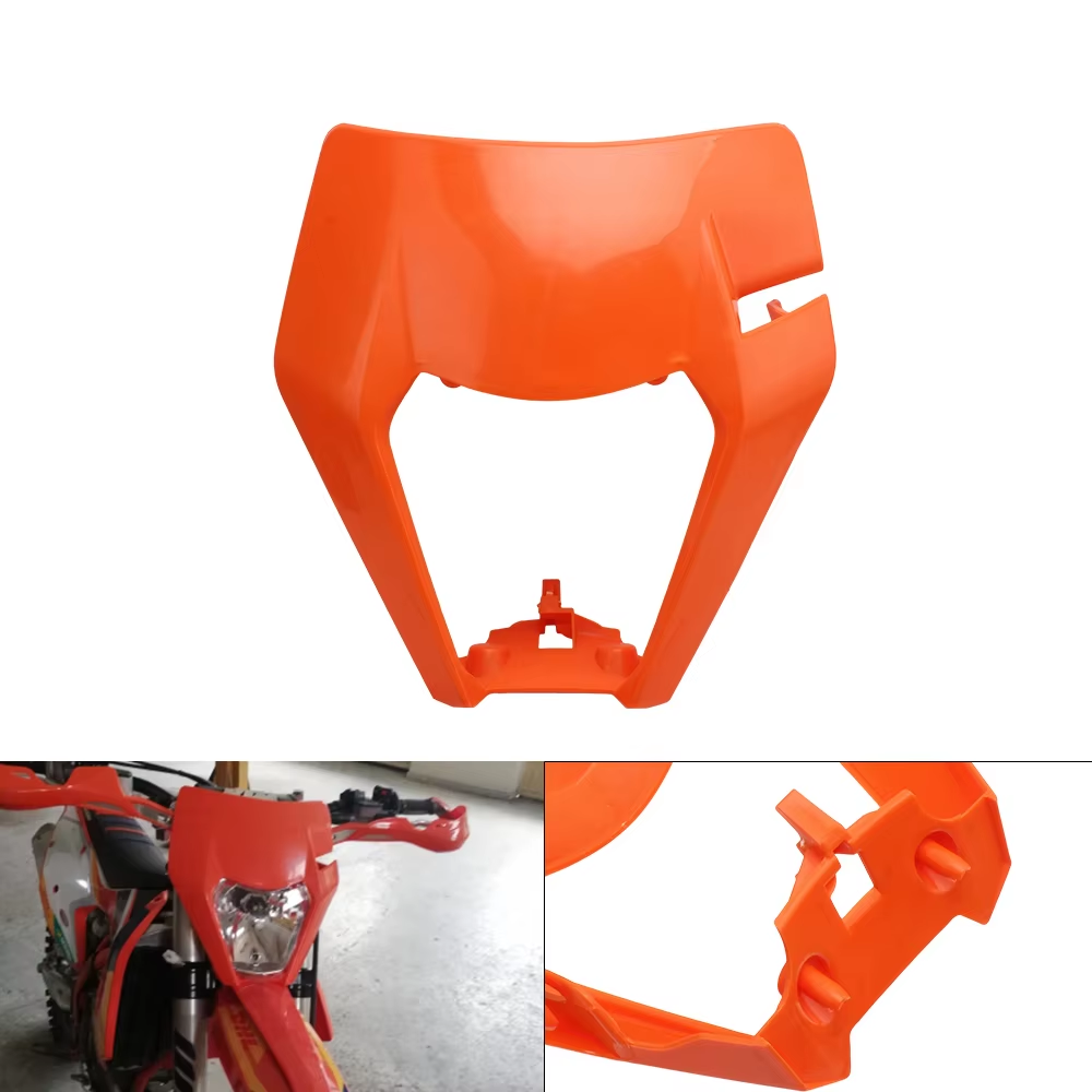 For KTM Headlight Plate EXC 300 Accessories Enduro Motorcycle Mask SX XC SXF XCF 125-500 Universal Dirt Bike Motocross Headlamp