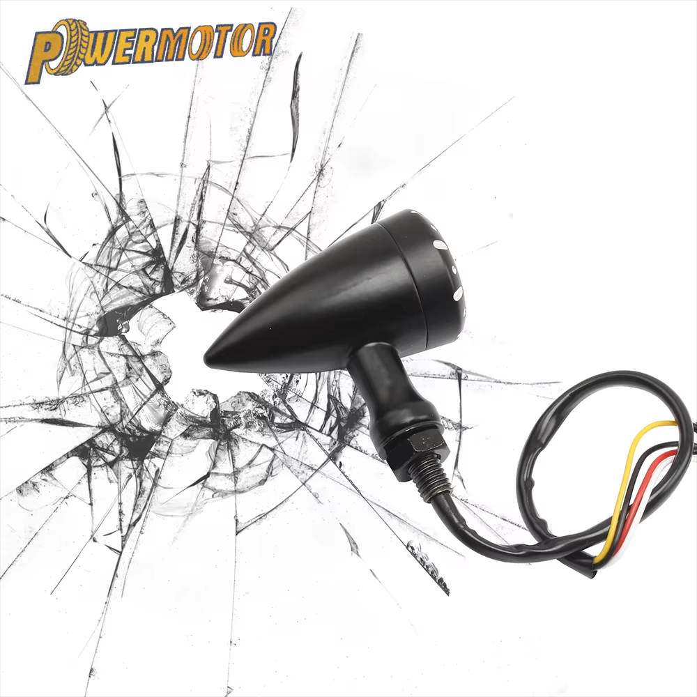 Turn Signals Motorcycle 2022 New Approved Spain Bike Light Zinc Alloy Hard Safety Protection Flashing Universal Modified Motor