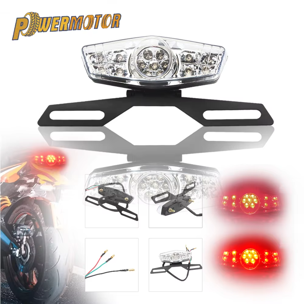 Universal Motorcycle Rear Lights Blinker Moto Stop Signal Light for Motorcycle Yamaha Yzf R125 Honda Shadow Vt600 Led Tail Light