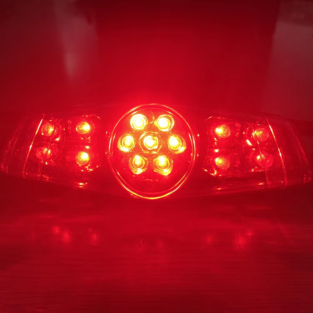 Red Brake Light Flasher Intermittent Motorcycle Approved Russia Street Fashion 2022 New for Bmw Yamaha Honda Kawasaki Universal
