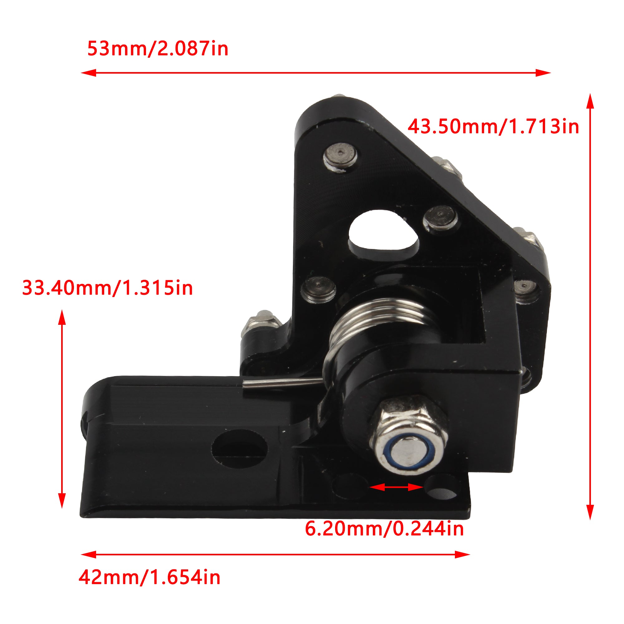 Powermotor Motorcycle Rear Brake Pedal Lever Step Plate Tip for CRF/KLX/YZF Rotatable Aluminum Alloy Motorbike Accessories
