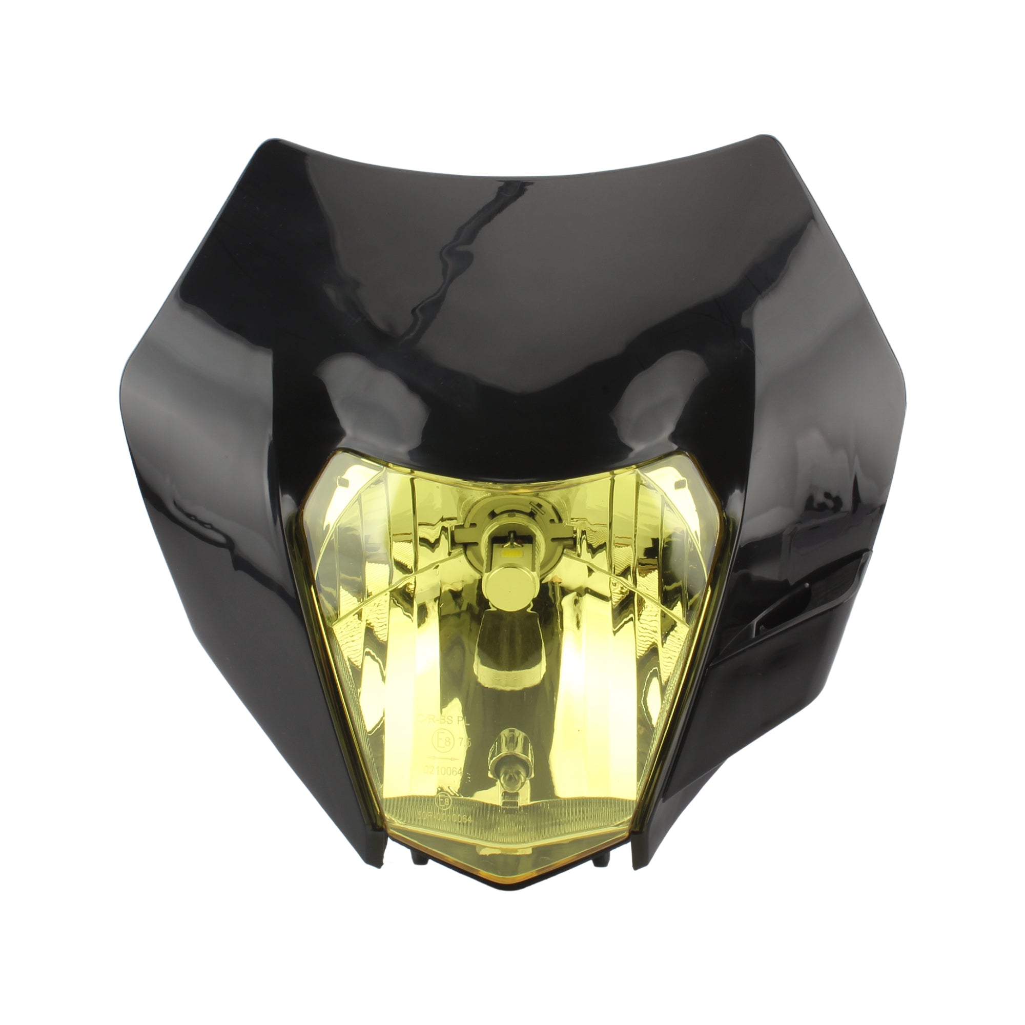 Motorcycle LED Headlight Yellow Lamp Shade for KTM SX SXF SXS SMR EXC EXCF XC XCF XCW XCFW Enduro Dirt Bike Motocross