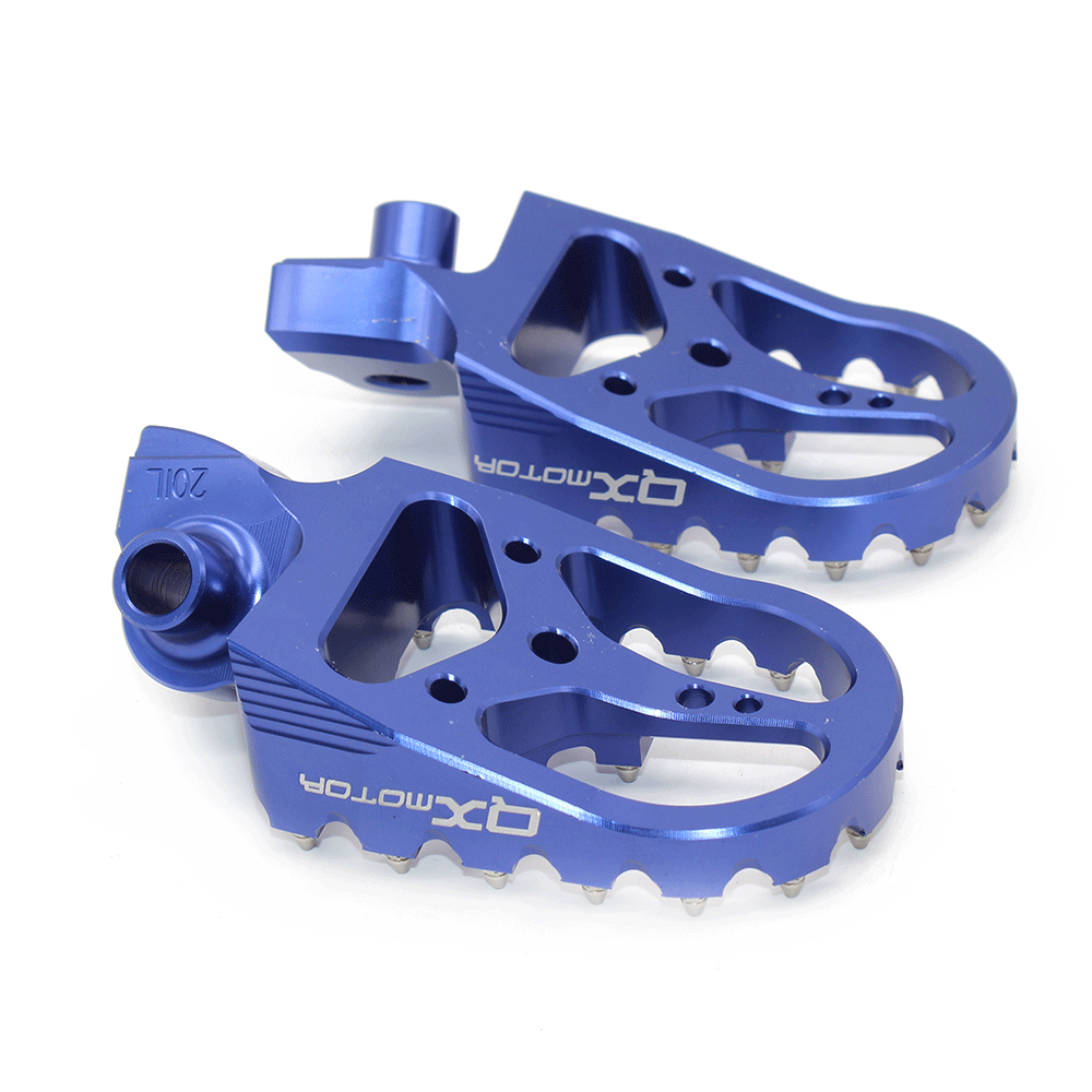 Motorcycle CNC Foot Pegs Rests Footrest  Pedals for YAMAHA Yz 125 250 Yz125 Yz85 Yz450f Wr250 450f 99-17 Aluminum Alloy Foot Peg