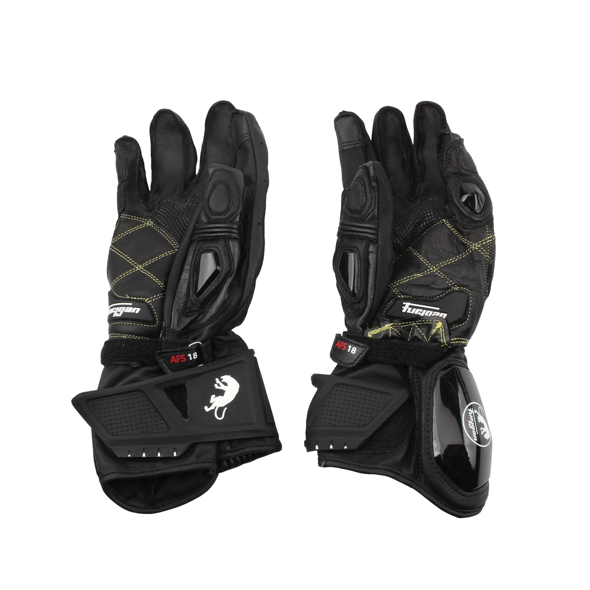 Motorcycle Motocross Long Leather Gloves for Men Windproof Outdoor Riding Gloves Guantes Motociclismo Protective Equipment