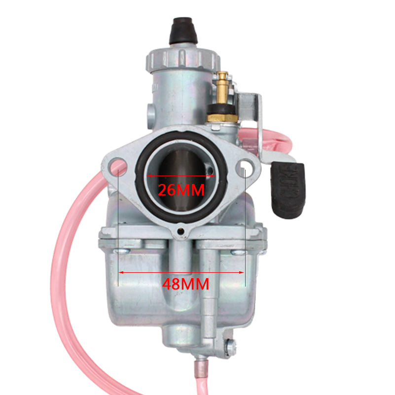 Motorcycle Mikuni VM22 PZ26 26mm Carburetor Performance Carb for 110cc 125cc 140cc Pit Dirt Bike XR50 CRF70 Carburetor