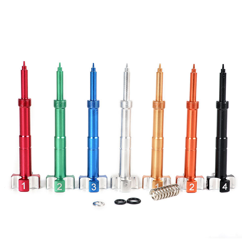 CNC Easy Adjustable Fuel Mixture Screw CNC Air Fuel Mixture Screw for Motorcycle ATV Dirt Bikes FCR MX Carburetor Motor 4 Stroke