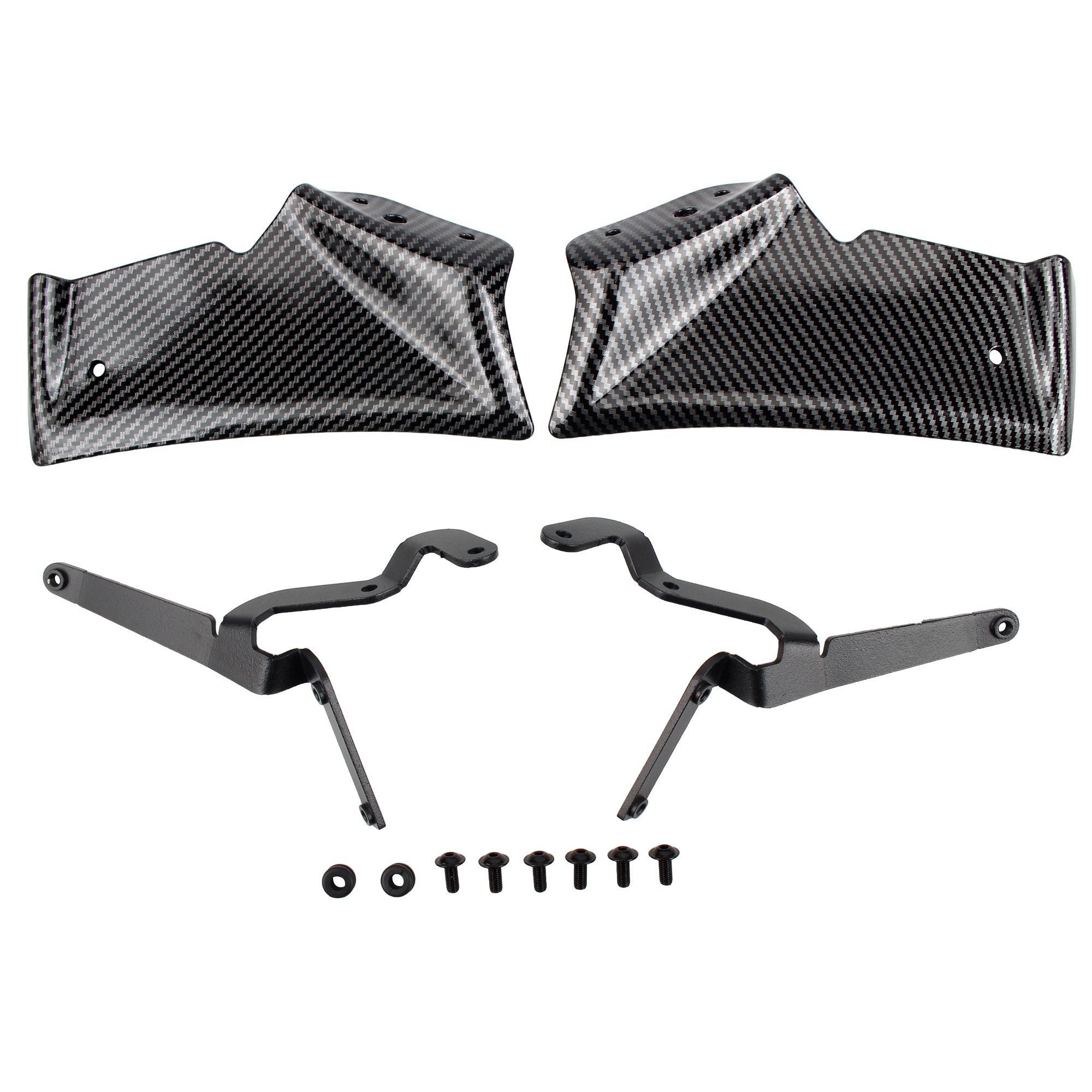 2022-2024 Motorcycle Front Downforce Spoiler Naked Frontal Spoilers Winglet Aerodynamic Wing Deflector Kit for Yamaha MT10 SP