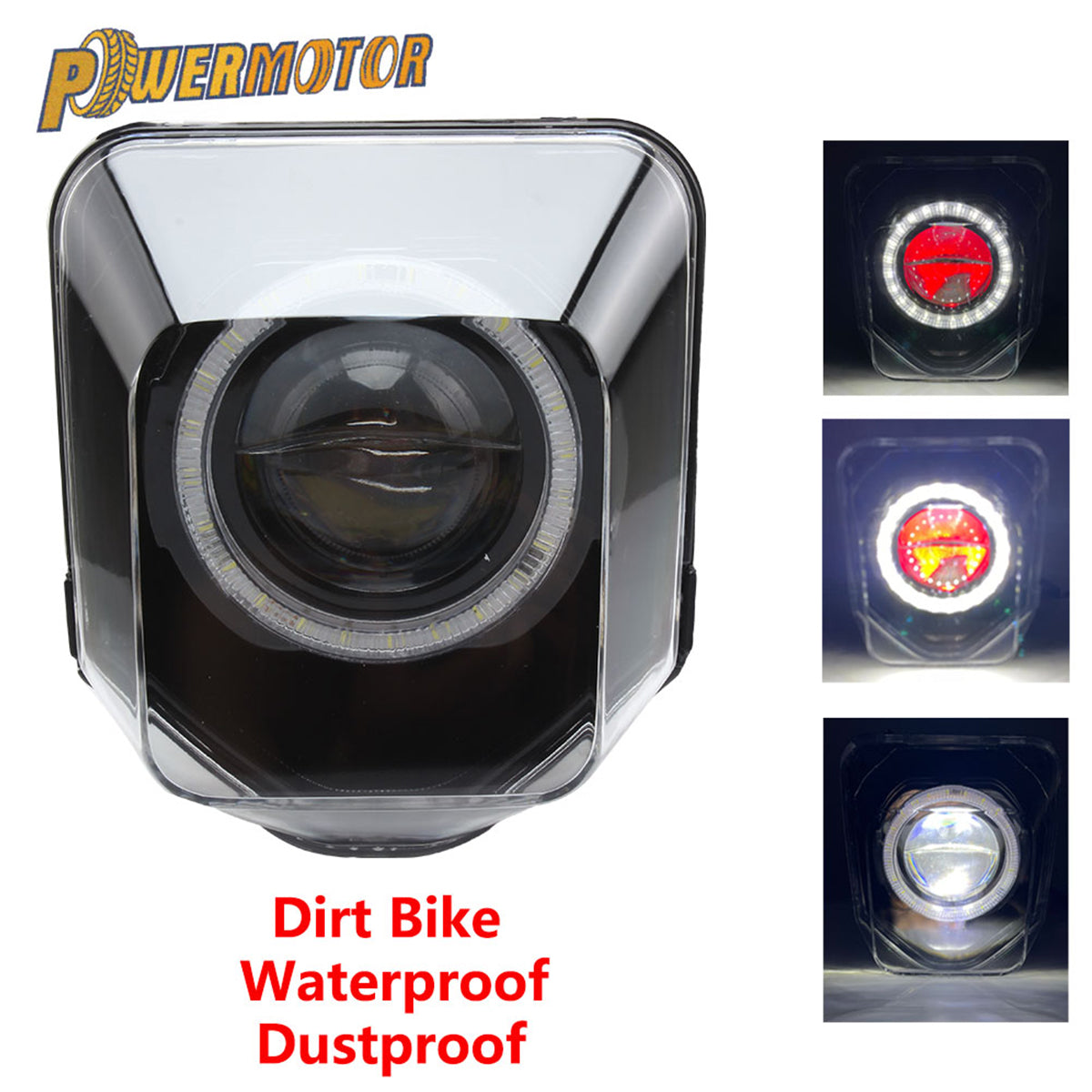 Headlight Round  125 250 300 350 450 501 250i 300i Headlamp Wick Enduro Accessories Supermoto  701 Headlight Round