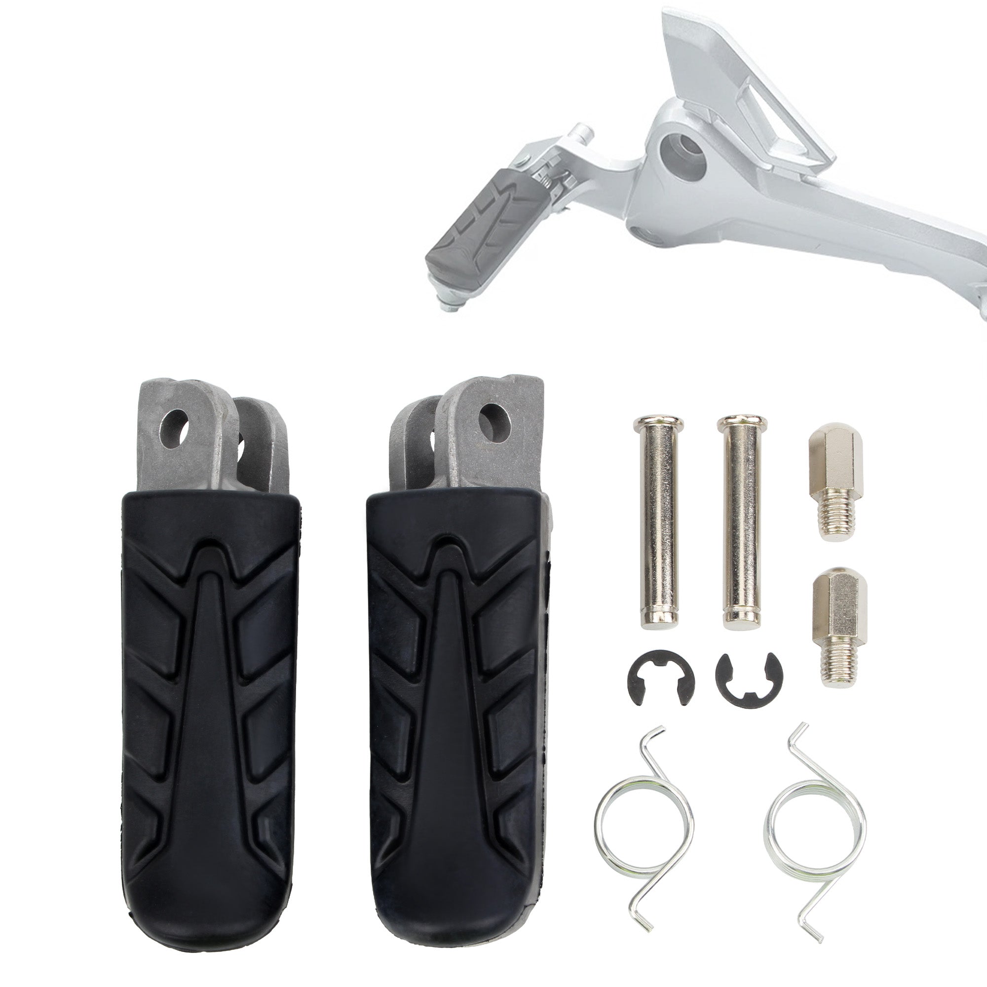 Motocross Motorcycle Front Footrests Foot Pegs for Honda CBR500 600 CBR 500R for Varadero XL 1000 V1 V2 V3 V4 V5 Moto Accesorios